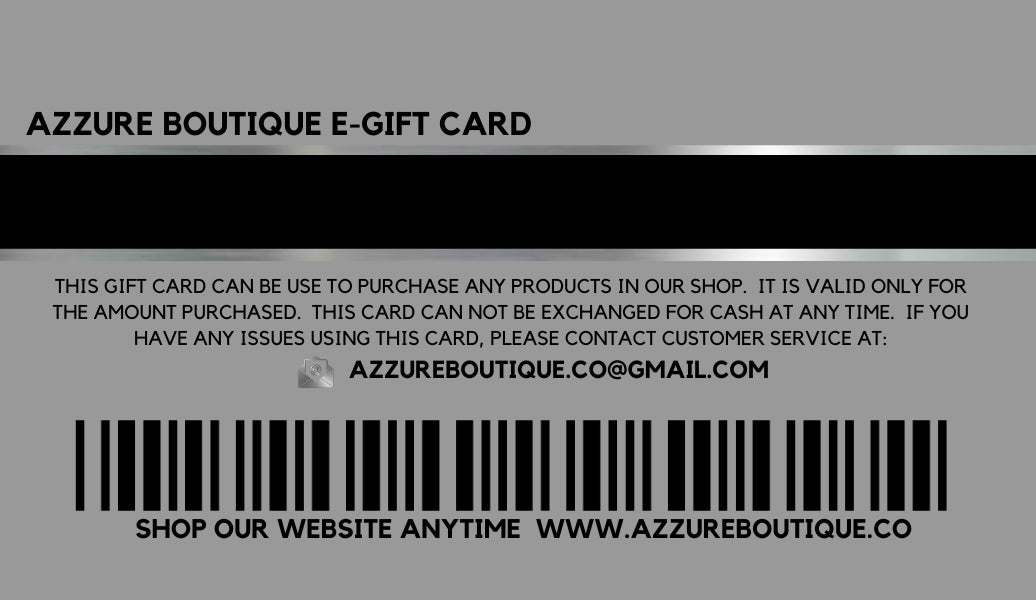 Azzure Boutique E-Gift Card