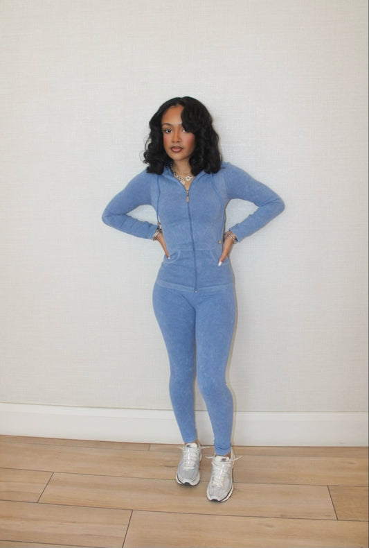 Kelsey Acid Wash Tracksuit