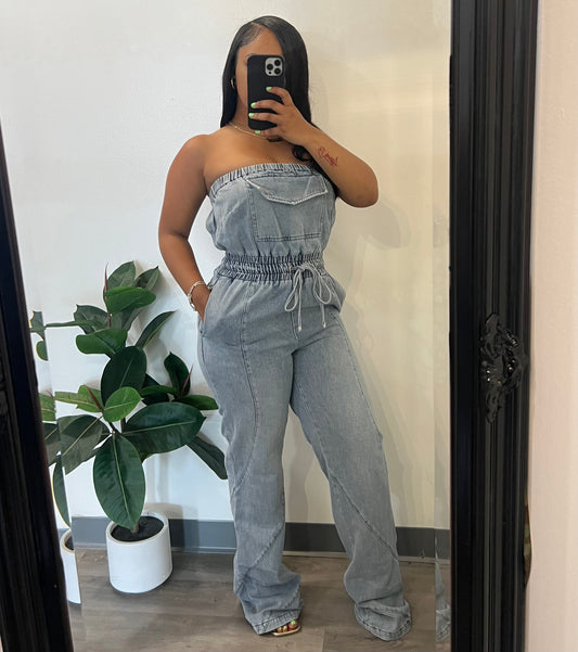 Annie Denim Jumpsuit