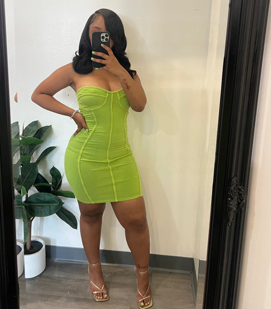 Brianna Ribbed Dress