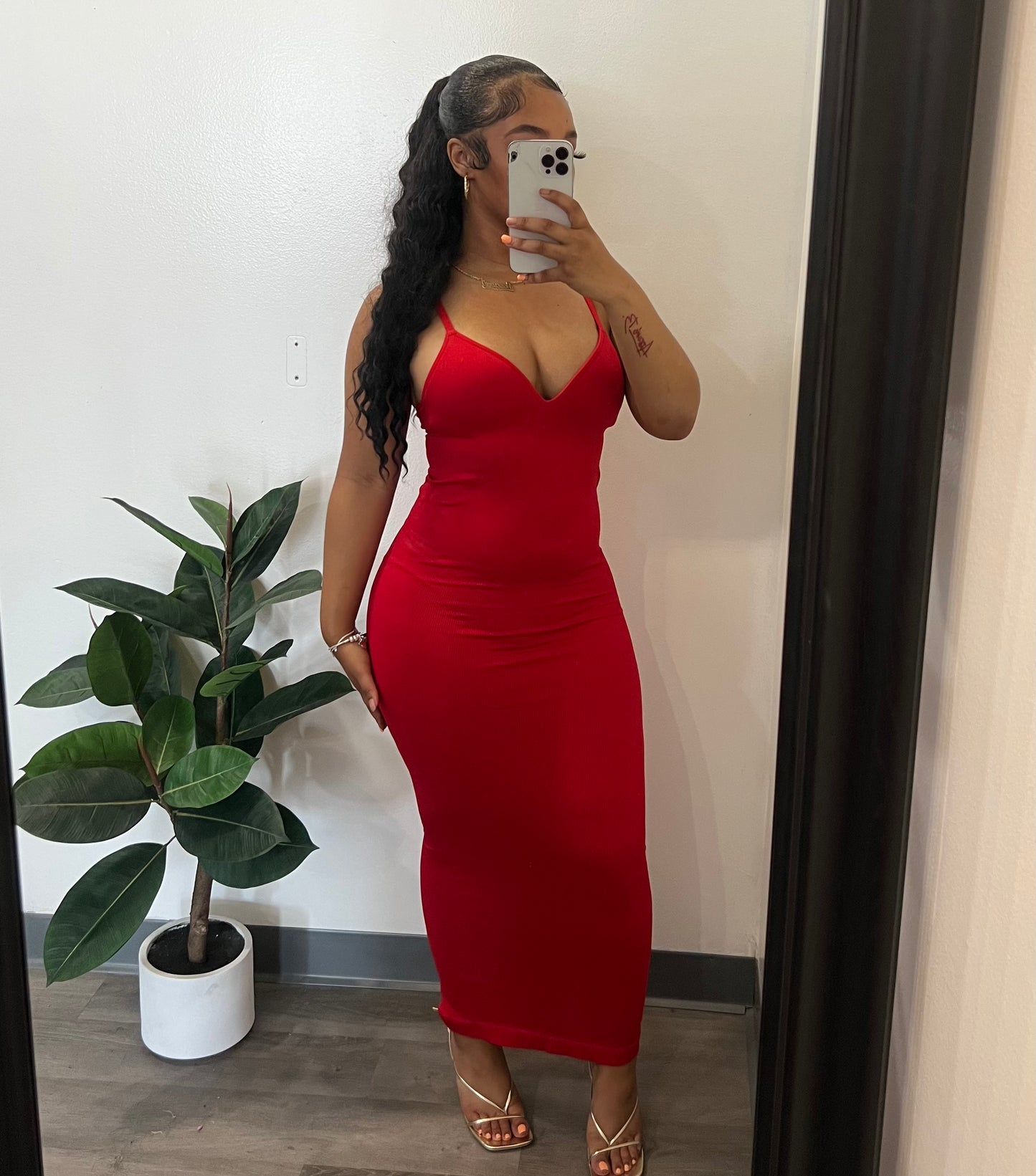 Ribbed Capri Maxi Dress